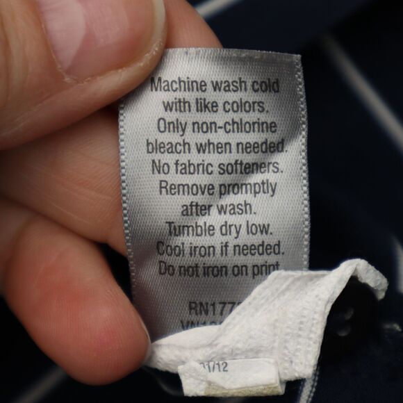 Champion Shirt Mens XL Extra Blue White Golf Polo Light Stretch Outdoor Hike - Picture 4 of 16